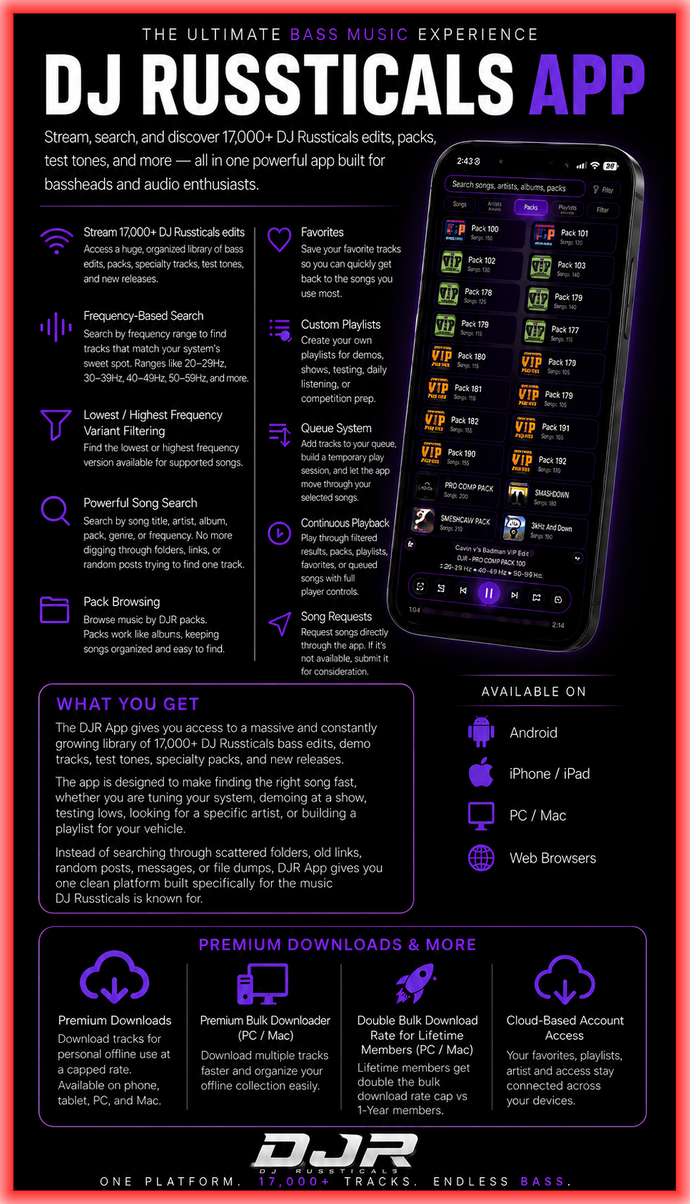 DJR App + Subscription