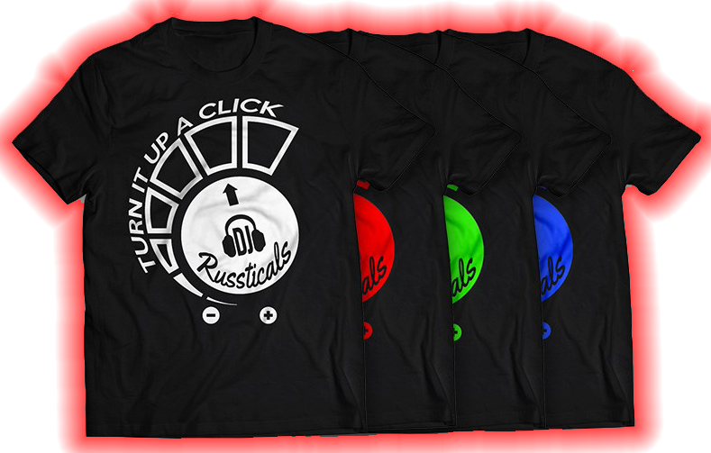 DJR TURN IT UP A CLICK T-SHIRT